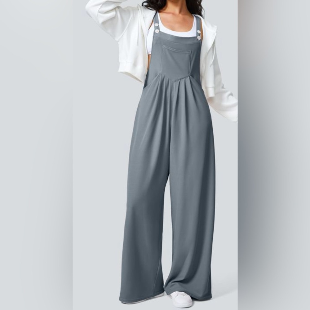 HALARA Stylish Gray Jumpsuit